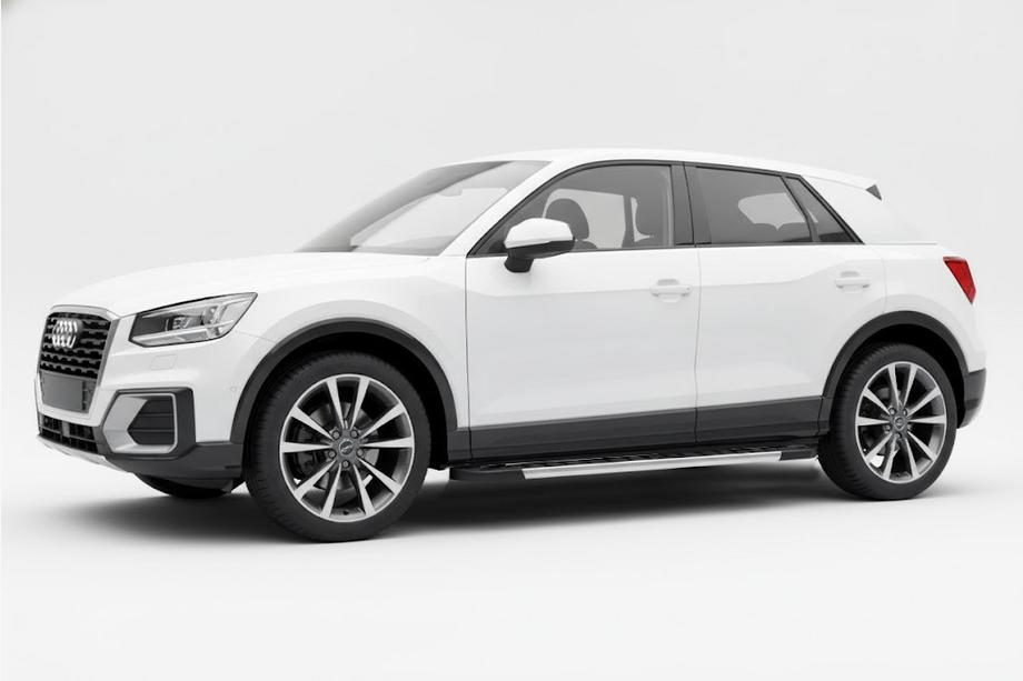Audi Q2 2016- Pedane Laterali RedLine (2 pz, Alluminio) Image