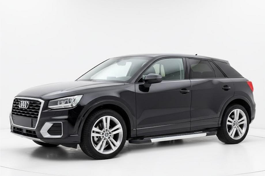 Audi Q2 2016- Pedane Laterali Vision New Grey (2 pz, Alluminio) Image