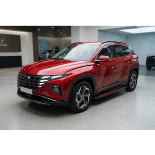 Pedane Laterali Maya Red (2 pz, Alluminio) Hyundai Tucson NX4 2021- foto 1