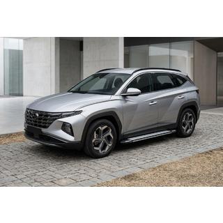 Pedane Laterali Rainbow (2 pz, Alluminio) Hyundai Tucson NX4 2021- foto 1
