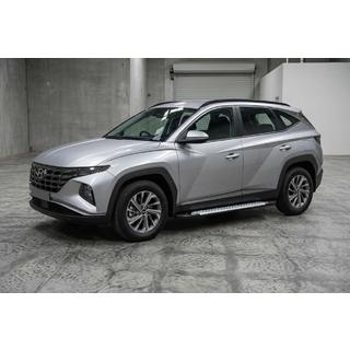 Pedane laterali Allmond Grey (2 pz, alluminio) Hyundai Tucson NX4 2021- foto 1