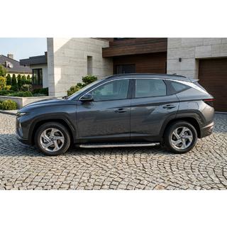 Pedane Laterali BlackLine (2 pz, Alluminio) Hyundai Tucson NX4 2021- foto 1