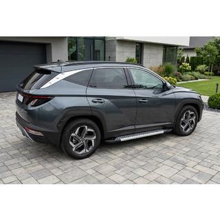 Pedane Laterali Vision New Grey (2 pz, Alluminio) Hyundai Tucson NX4 2021- foto 1