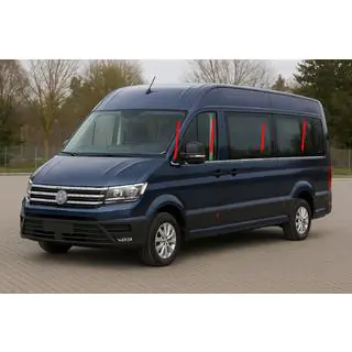 Modanature inferiori finestrini Passo medio (8 pz, acciaio inox) Man TGE 2017- foto 1