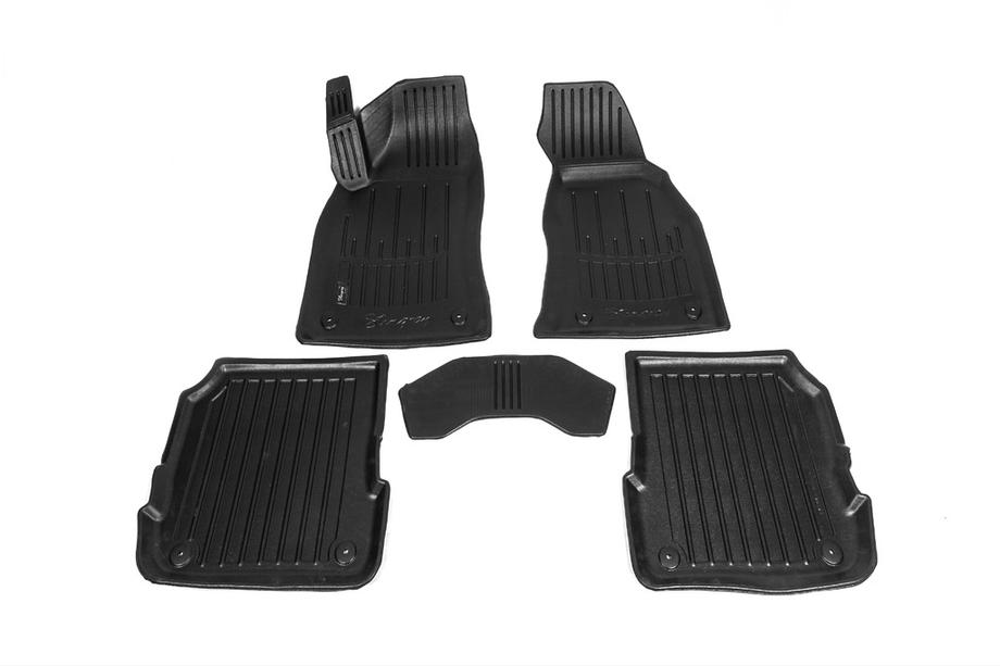 Audi A6 C5 2001-2004 Tappetini in gomma Stingray 3D (5 pz, poliuretano) Image