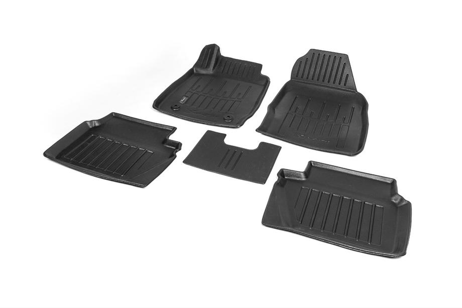 Ford Fiesta 2008-2017 Tappetini in gomma Stingray 3D (5 pz, poliuretano) Foto 2