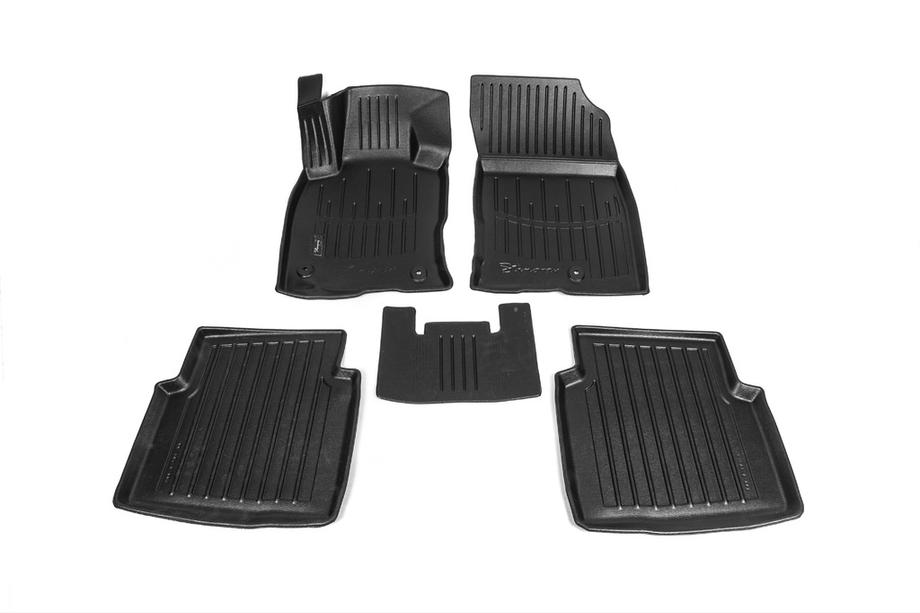 Ford Kuga/Escape 2019- Tappetini in gomma Stingray 3D (5 pz, poliuretano) Image