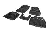 Ford Mondeo 2014-2022 Tappetini in gomma Stingray 3D (5 pz, poliuretano) foto 2