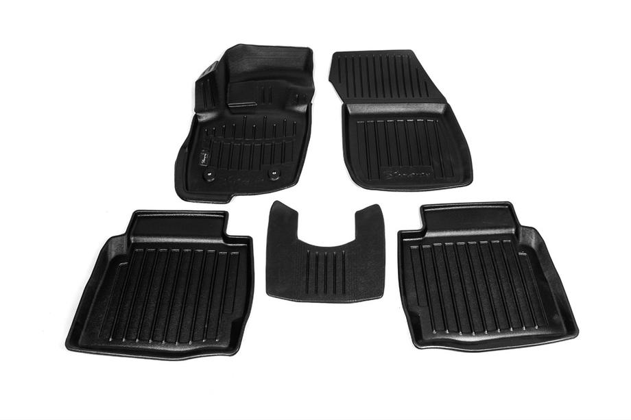 Ford Mondeo 2014-2022 Tappetini in gomma Stingray 3D (5 pz, poliuretano) Image