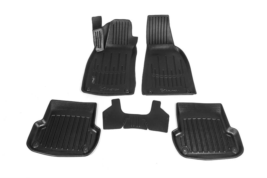 Audi A4 B7 2004-2008 Tappetini in gomma Stingray 3D (5 pz, poliuretano) Image