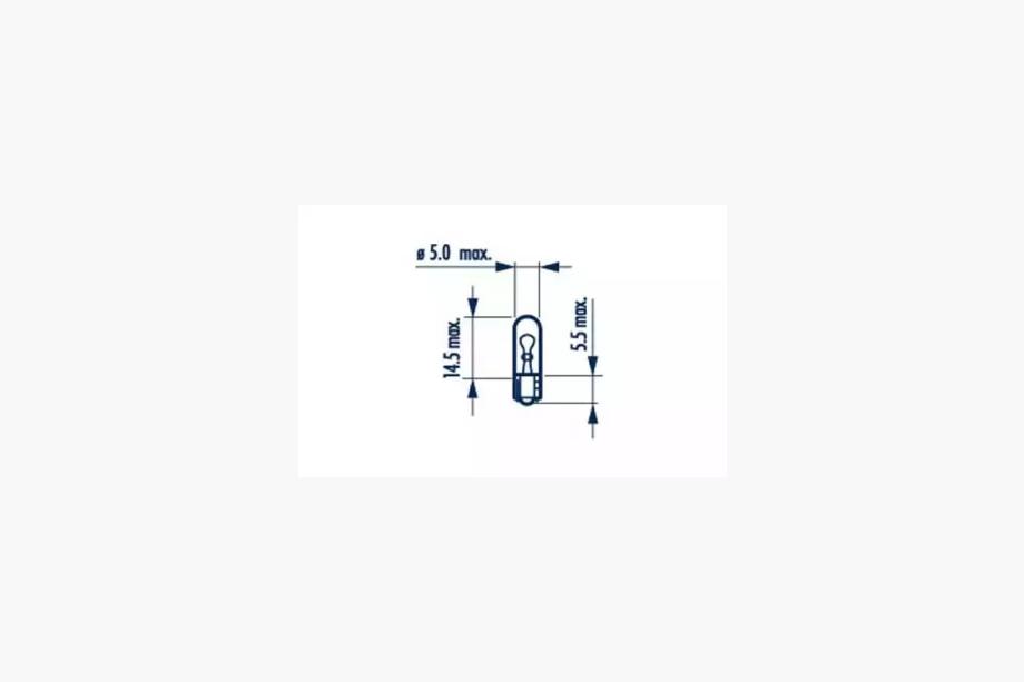 Lampadina Spia Narva 17037 W1,2W 12V W2X4,6d Foto 2