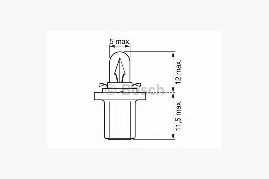 Lampadina Spia Osram 2741MF 1,2W 24V B8,5d 5X10FS Foto 2