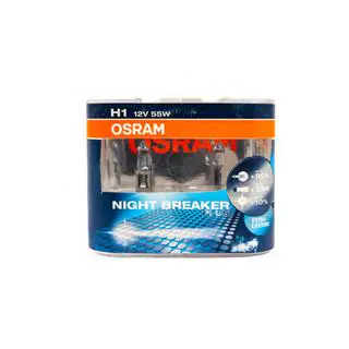 Lampadina faro Osram H1 55W 64150NBP Night Breaker Plus