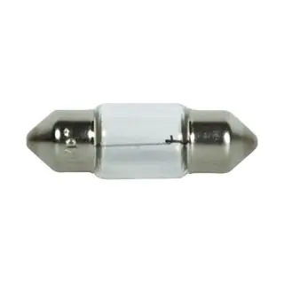Lampadina Spia Osram 6438 C10W 28mm 12V SV8.5-8 foto 1