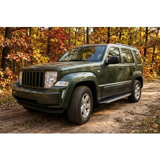 Pedane Laterali Duru (2 pz, Alluminio) Jeep Cherokee/Liberty 2007-2013 foto 1