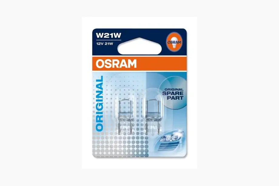 Lampadina di segnalazione Osram 7505 W21W 12V 21W W3x16d (2 pz) Image