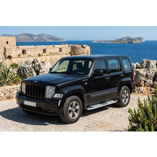 Pedane Laterali Mevsim Grey (2 pz, Alluminio) Jeep Cherokee/Liberty 2007-2013 foto 1