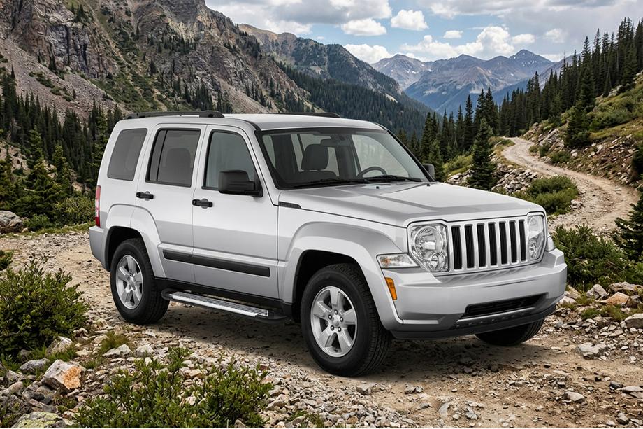 Jeep Cherokee/Liberty 2007-2013 Pedane Laterali Line (2 pz, Alluminio) Foto 1