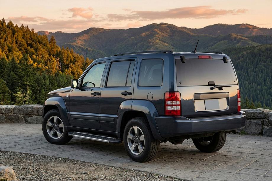 Jeep Cherokee/Liberty 2007-2013 Pedane Laterali RedLine (2 pz, Alluminio) Foto 1