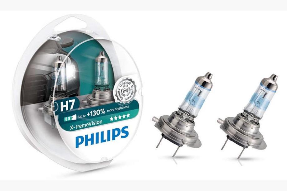 Lampadina faro Philips H7 55W 12972XV Xtreme Vision +130% Foto 1