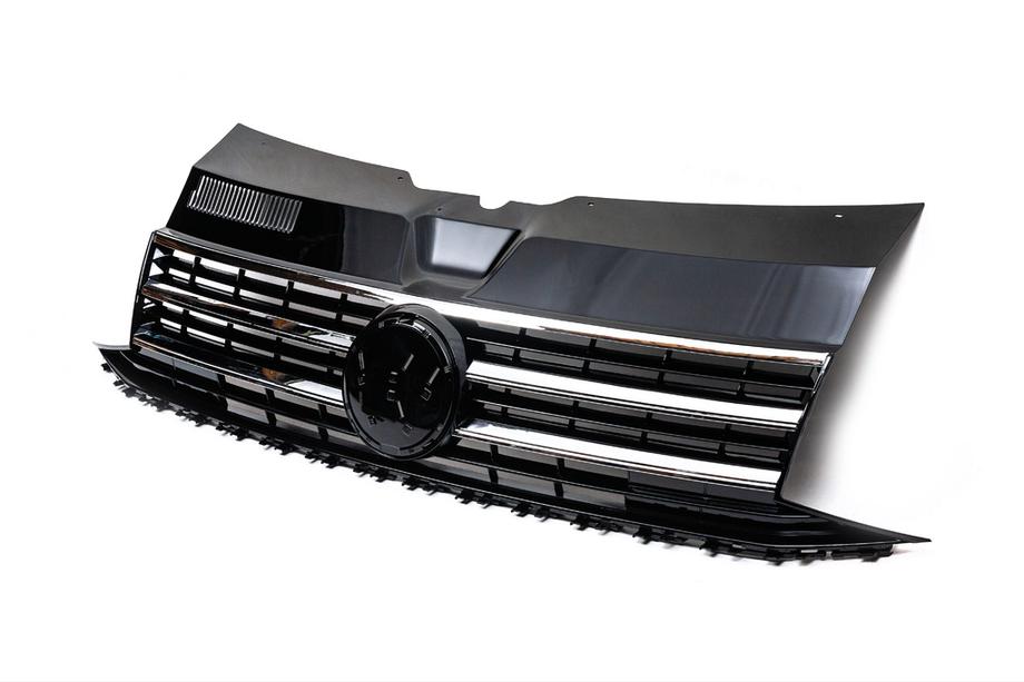 Volkswagen T6 2015-2024 Griglia anteriore con profilo cromato (per emblema) Foto 3