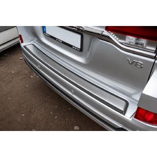 Inserto paraurti posteriore 2016+ (ABS+ acciaio inox) Toyota Land Cruiser 200 2007-2021 foto 2
