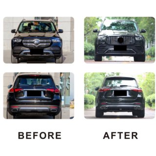 Kit carrozzeria AMG GLE63 (con paraurti posteriore completo) Mercedes GLE W167 2018- foto 3
