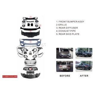 Kit carrozzeria completo AMG CLA45 Mercedes CLA C118 2019- foto 2