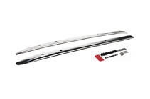 Toyota Land Cruiser 300 2021- Barre longitudinali tetto integrate cromate (Alluminio) foto 3