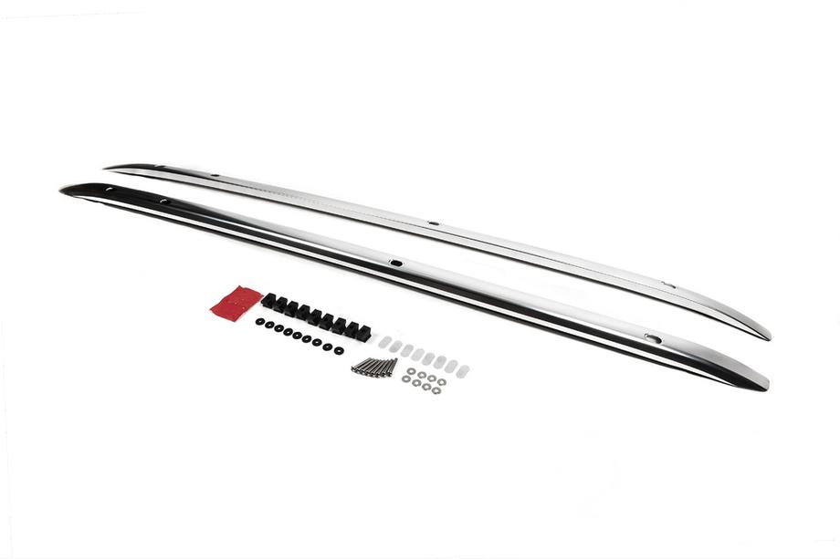 Toyota Land Cruiser 300 2021- Barre longitudinali tetto integrate cromate (Alluminio) Image