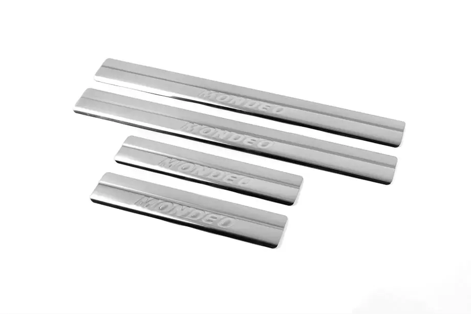 Ford Mondeo 2000-2007 Battitacco OmsaLine (4 pz, acciaio inox) Foto 2