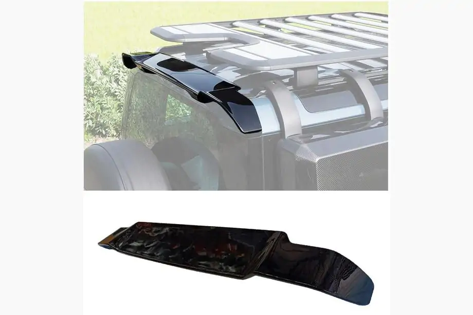 Land Rover Defender 2019- Spoiler V1 (nero) Foto 4