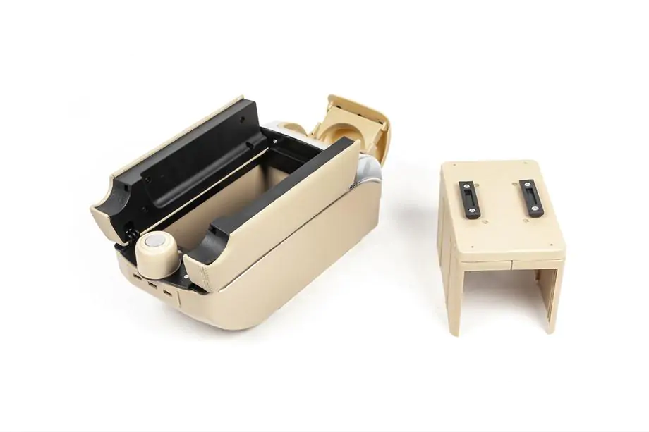 Bracciolo universale con USB (beige) Foto 2