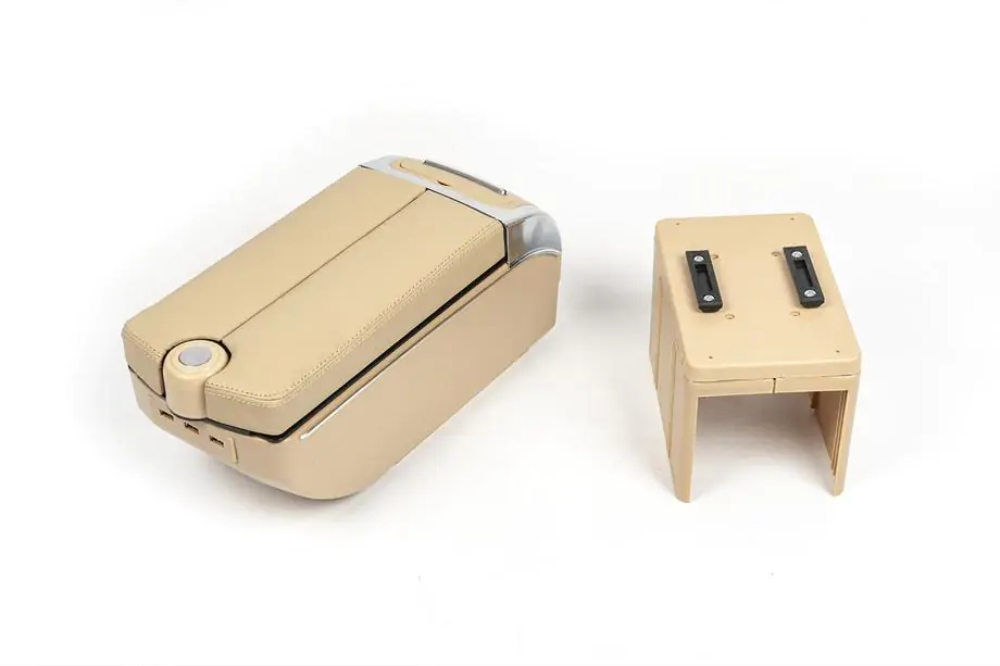 Bracciolo universale con USB (beige) Foto 3