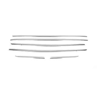 Cornici finestrini acciaio inox (6 pz) foto 2