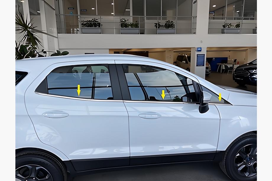 Ford Ecosport 2013-2022 Cornici finestrini acciaio inox (6 pz) Image