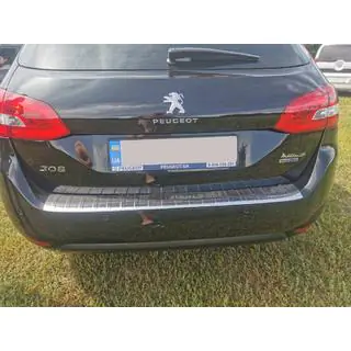 Protezione paraurti posteriore Carmos (SW, acciaio inox) Peugeot 308 2014-2021 foto 2