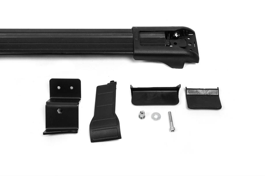 Renault Duster 2018-2024 Barre portatutto per mancorrenti con chiave Wingbar V1 (2 pz) Nero Foto 12