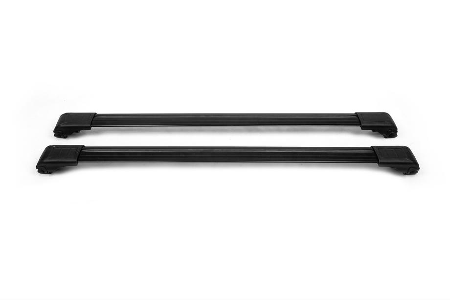 Renault Duster 2018-2024 Barre portatutto per mancorrenti con chiave Wingbar V1 (2 pz) Nero Foto 15