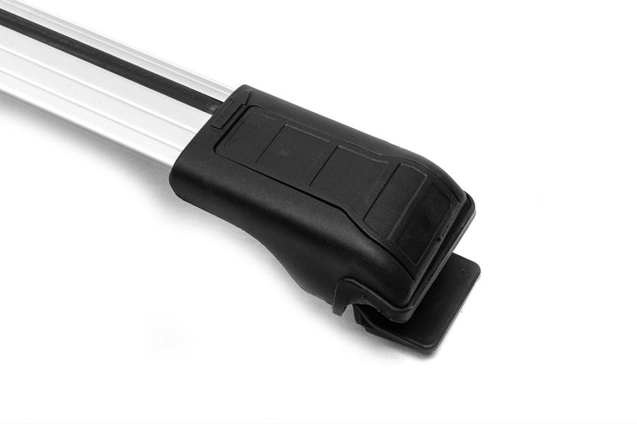 Renault Duster 2018-2024 Barre portatutto per mancorrenti con chiave Wingbar V1 (2 pz) Nero Foto 8