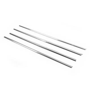 Modanature inferiori finestrini acciaio inox (4 pz) foto 4