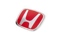 Honda Emblema (rosso, autoadesivo) foto 2