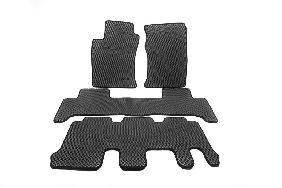 Toyota Land Cruiser Prado 120 2002-2009 Tappetini EVA (3 file, neri) Image