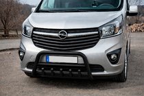 Opel Vivaro 2015-2019 Parabullbar WT003 Nero Acciaio Inox foto 1