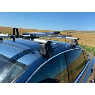 Barre portatutto per tetto liscio Erkul V4 (cromo, coppia) foto 1