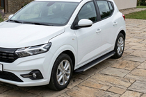 Dacia Sandero 2021- Pedane Laterali Maya V1 (2 pz, Alluminio) foto 1