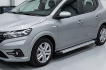 Dacia Sandero 2021- Pedane Laterali Maya V2 (2 pz, Alluminio) foto 1