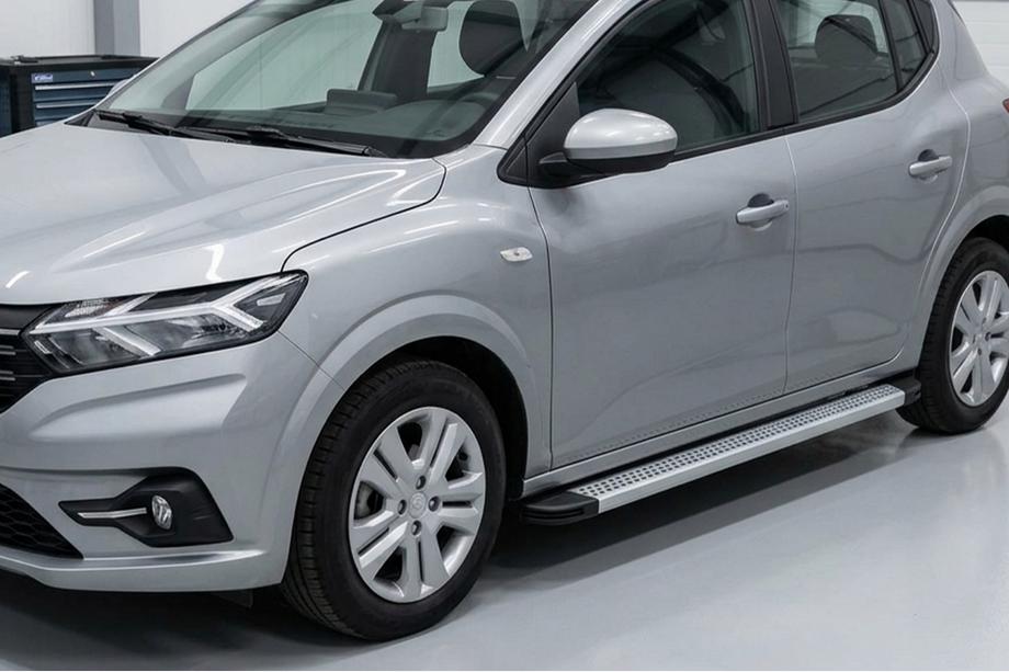 Dacia Sandero 2021- Pedane Laterali Maya V2 (2 pz, Alluminio) Image