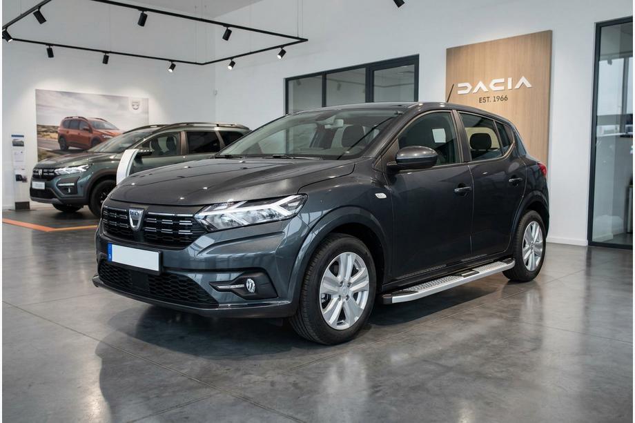 Dacia Sandero 2021- Pedane Laterali Mevsim Grey (2 pz, Alluminio) Image