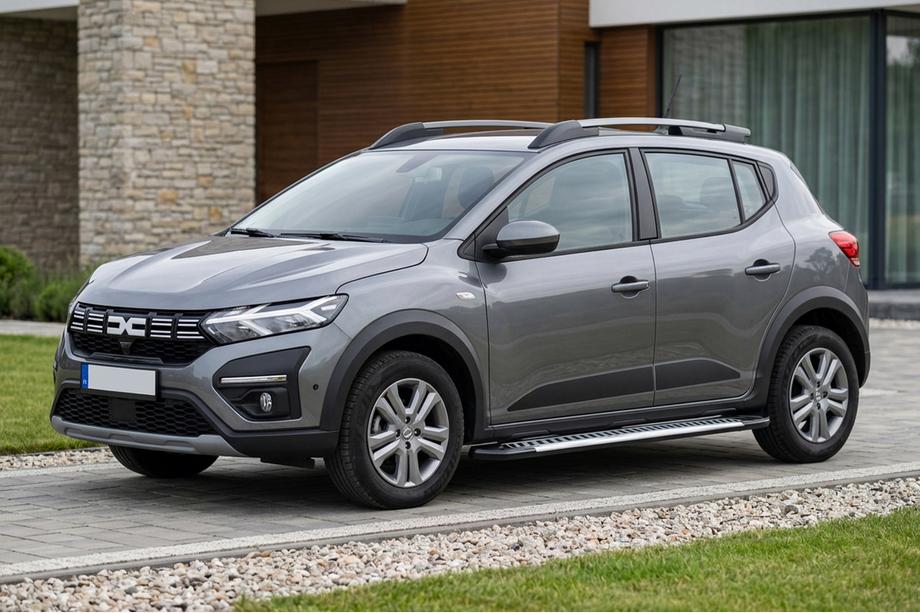Dacia Sandero 2021- Pedane Laterali Line (2 pz, Alluminio) Image